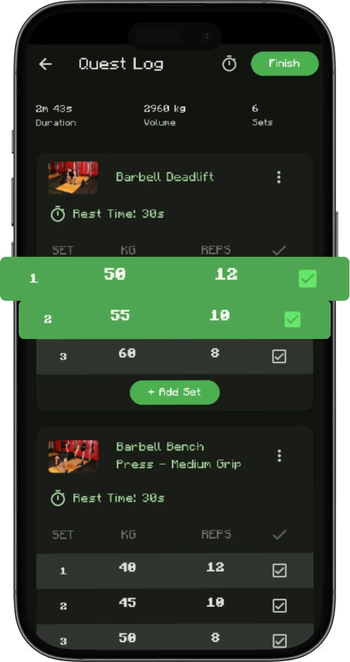 Workout Log